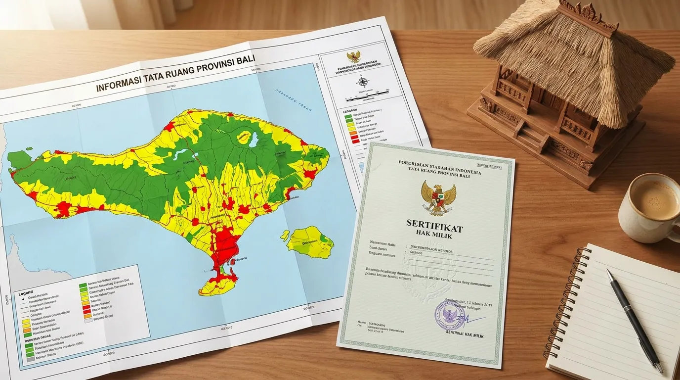 How to check land zoning in Bali