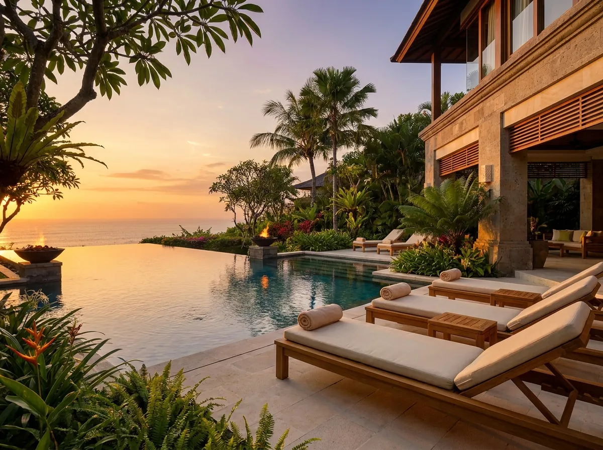 Vila Bali yang menghasilkan