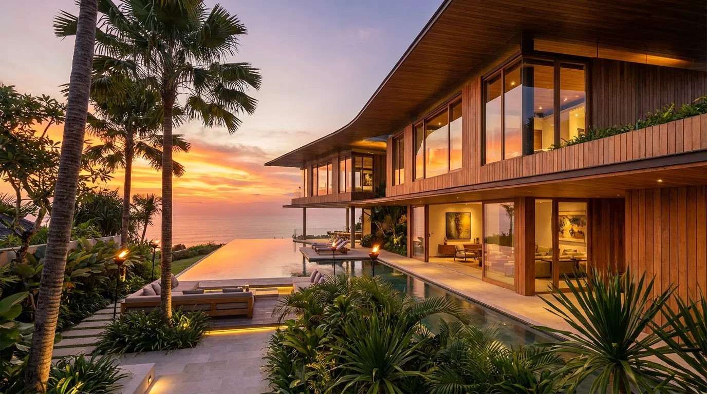 Bangun Villa di Nusa Dua
