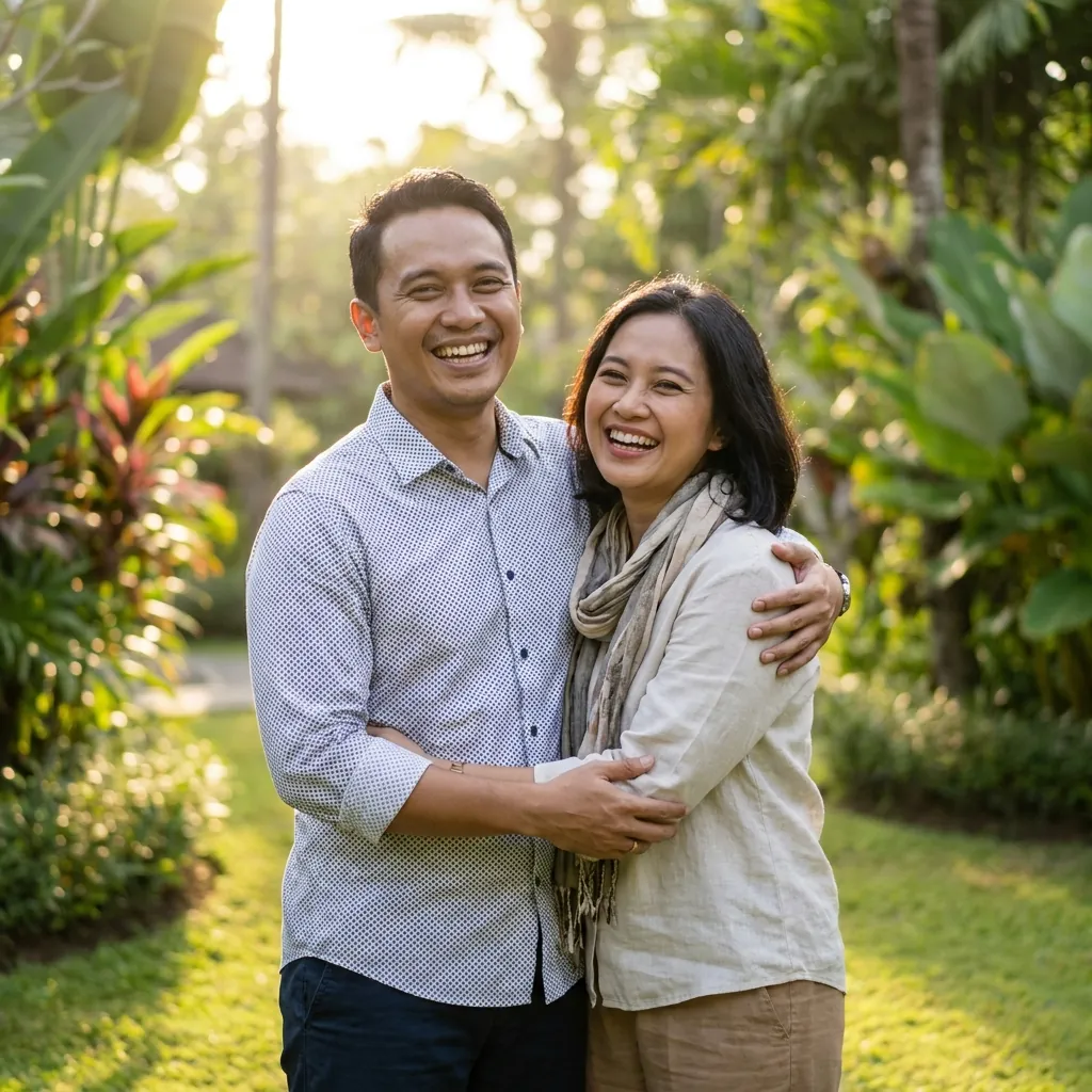 Reza & Dina, pemilik vila dari Kelapa Gading